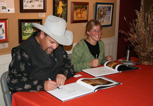 Andy and Nikki. Photo by Dawn Ballou, Pinedale Online.