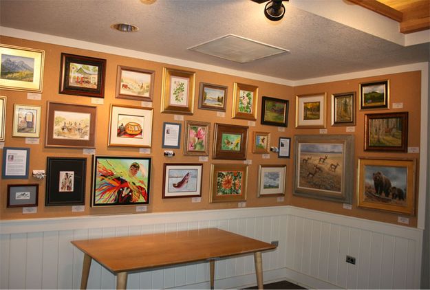 Art Show. Photo by Dawn Ballou, Pinedale Online.