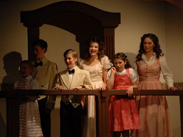 On the stairs. Photo by Nikki Mann.