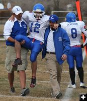 Lovell Offense. Photo by Clint Gilchrist, Pinedale Online.