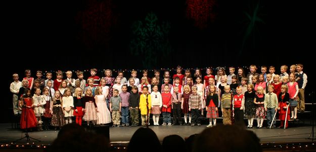 1st Graders. Photo by Pam McCulloch, Pinedale Online.