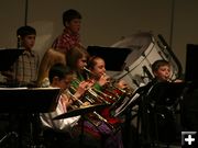 6th Grade Band. Photo by Pam McCulloch, Pinedale Online.