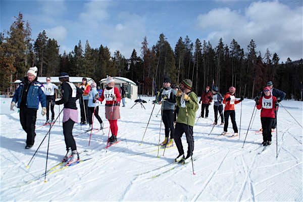 15K Nordic Freestyle Ski Race. Photo by Dave Bell.