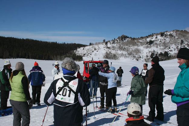 Biathlon Instructions. Photo by Mindi Crabb.