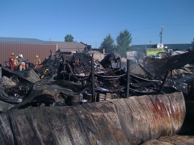 Firefighters. Photo by Dawn Ballou, Pinedale Online.