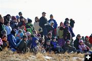 Cheering Crowd. Photo by Carie Whitman.