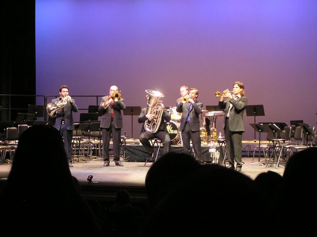 Dallas Brass Concert. Photo by Bob Rule, KPIN 101.1 FM Radio.