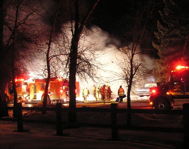 House Fire. Photo by Bob Rule, KPIN 101.1 FM.