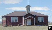 Historic Daniel Schoolhouse. Photo by Dawn Ballou, Pinedale Online.