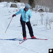 The Nordic Queen. Photo by Bob Barrett, Pinedale Ski Education Foundation.