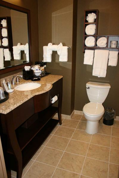 Bathroom. Photo by Dawn Ballou, Pinedale Online.