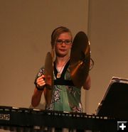 Cymbals. Photo by Pam McCulloch, Pinedale Online.