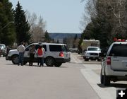 Road Block. Photo by Dawn Ballou, Pinedale Online.