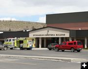 Wrangler Gym. Photo by Dawn Ballou, Pinedale Online.