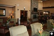 Lounge area. Photo by Dawn Ballou, Pinedale Online.