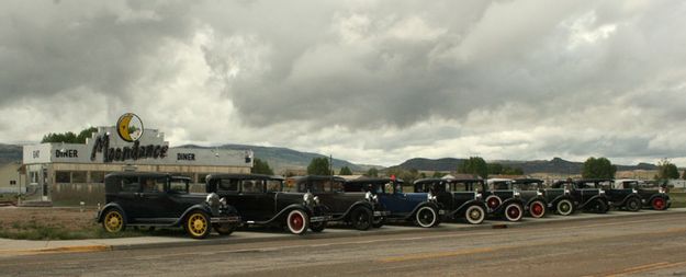 All lined up. Photo by Dawn Ballou, Pinedale Online.