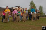 Potato Sack Race. Photo by Janet Montgomery.