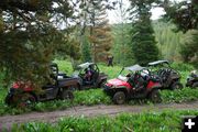 On the trail. Photo by Ruth Neely, Bucky's Outdoors.