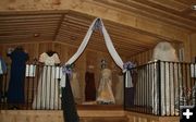 Wedding Dress Exhibit. Photo by Dawn Ballou, Pinedale Online.