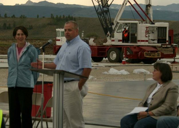 Lori Brown and Greg Legerski. Photo by Dawn Ballou, Pinedale Online.