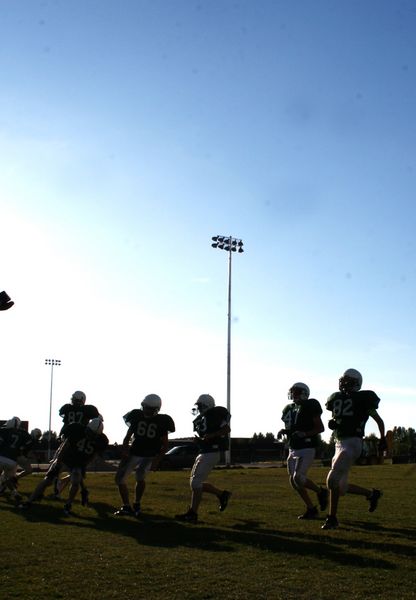 Under The Lights. Photo by Pam McCulloch, Pinedale Online.