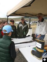 Rifle Raffle. Photo by Pam McCulloch, Pinedale Online.