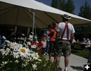 Sublette Center Lawn. Photo by Pam McCulloch, Pinedale Online.