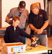 Tyler Judging. Photo by Dawn Ballou, Pinedale Online.