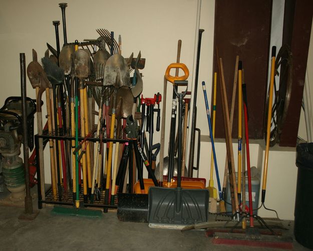 Shovels and Rakes. Photo by Dawn Ballou, Pinedale Online.