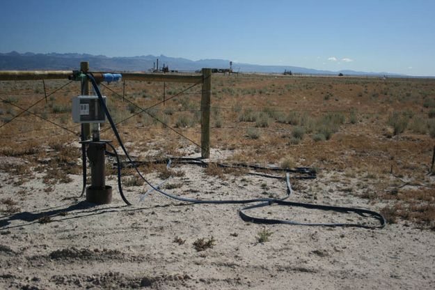 Water well. Photo by Dawn Ballou, Pinedale Online.