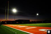 Orange End Zones. Photo by Pinedale Online.