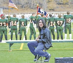 Patriotic prelude. Photo by Trey Wilkinson, Sublette Examiner.