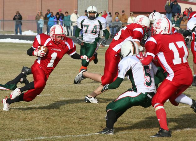 Block in the Back. Photo by Clint Gilchrist, Pinedale Online.