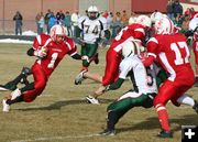 Block in the Back. Photo by Clint Gilchrist, Pinedale Online.