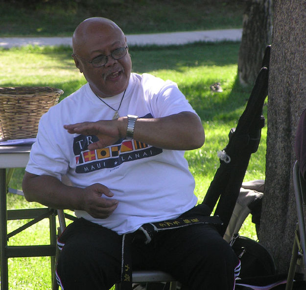 Dai Shihan Ted Tabura. Photo by Bob Rule, KPIN 101.1FM Radio.