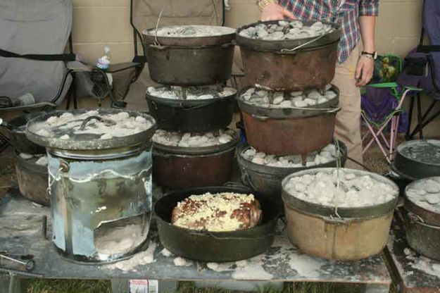 Dutch Oven towers. Photo by Dawn Ballou, Pinedale Online.