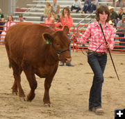 Abby Hughes. Photo by Clint Gilchrist, Pinedale Online.