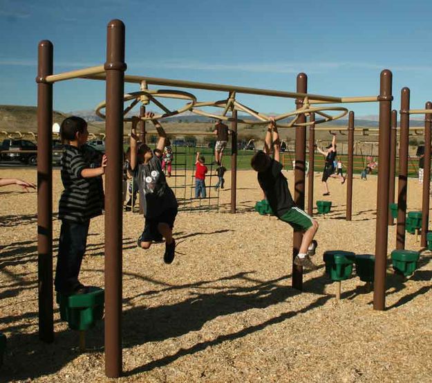 Playground. Photo by Dawn Ballou, Pinedale Online.