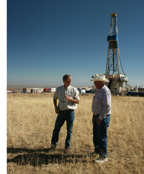 Scott and Dan. Photo by Dawn Ballou, Pinedale Online.