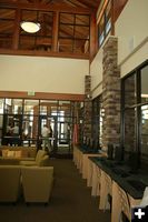 Library lobby. Photo by Dawn Ballou, Pinedale Online.