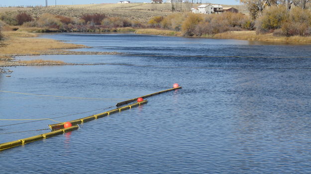 Boom in the water. Photo by QEP Resources, Inc..