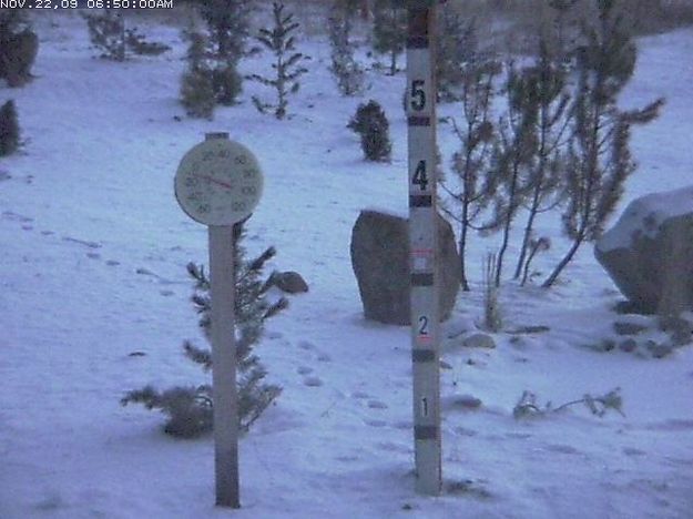 10 Below in Bondurant. Photo by Bondurant webcam.