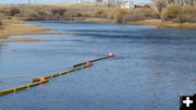 Boom in the water. Photo by QEP Resources, Inc..