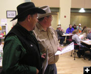 Andy and Jim Nelson. Photo by Bob Rule, KPIN 101.1 FM Radio.