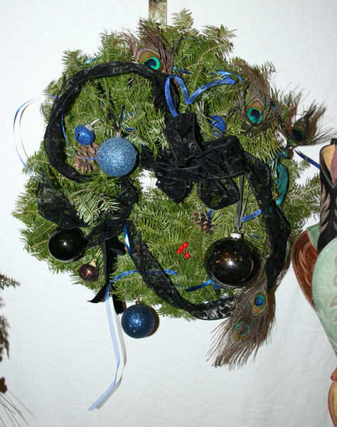 Encana-Jennifer Gibson wreath. Photo by Dawn Ballou, Pinedale Online.