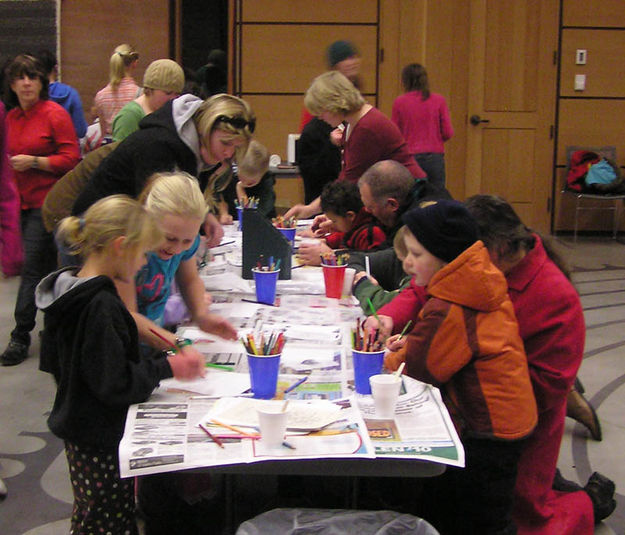 Kid's Christmas Party. Photo by Bob Rule, KPIN 101.1 FM Radio.