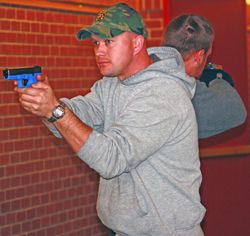 Officer Training. Photo by Casey Dean, Pinedale Roundup.