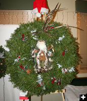 Dennis Trucking wreath. Photo by Dawn Ballou, Pinedale Online.