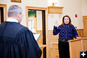 Mary Lankford, Sublette County Clerk. Photo by Tara Bolgiano.