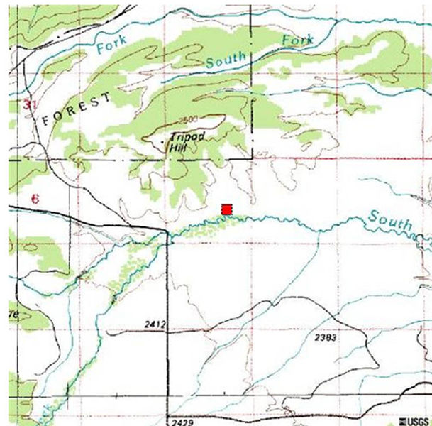 Earthquake Map. Photo by USGS.